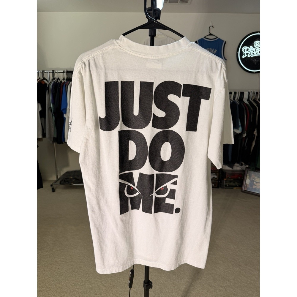 Vintage Bad Boy Club Just Do Me Single Stitch T White 90s Y2K Graphic USA Size L
